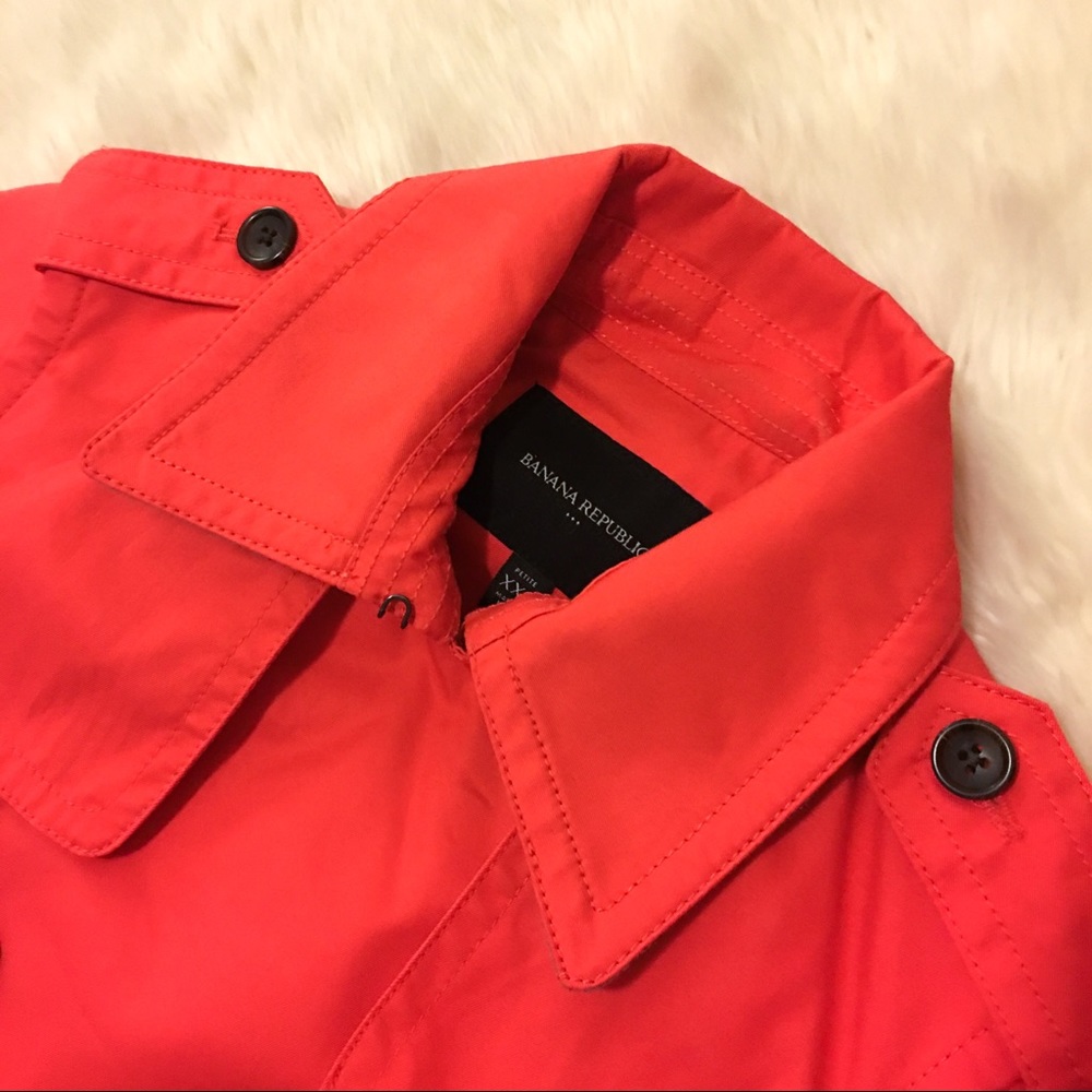 Banana Republic Double Breasted Trench Coat - Picture 4 of 5